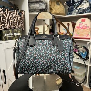 Coach Mini Bennett Floral Satchel